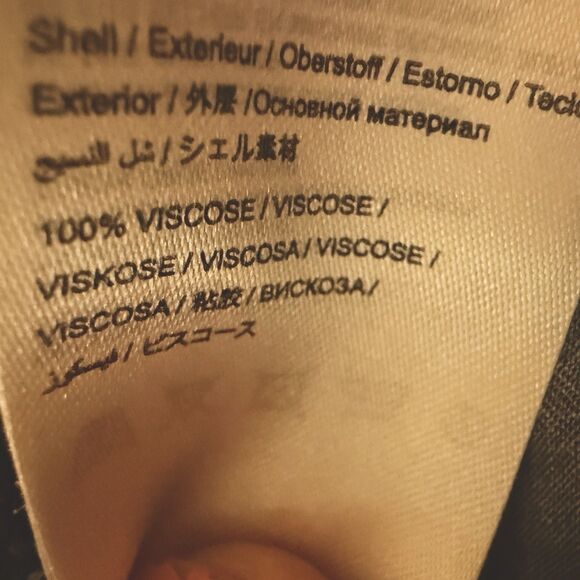 Farm Rio Strawberry Print Wide Leg Pants Small High Rise Black Red Boho Hippie - Picture 15 of 15